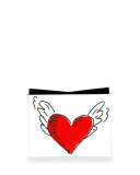 Love Tattoo Card Holder, White