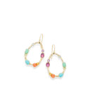 18K Rock Candy® Medium Frame Earrings in Rainbow