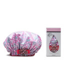 Glorious Gingham Bouffant Shower Cap 