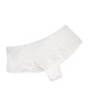 Liaison Lace-Trim Boyshort, White