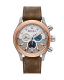 Eterno Chronograph Watch, Rose Gold/Brown