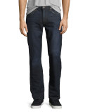 Brixton Slim-Straight Denim Jeans, Oil Slick Indigo