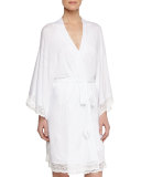Colette Kimono Robe, White