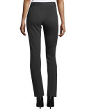 Mid-Rise Jersey Leggings, Charcoal
