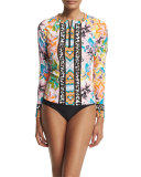 Copa Cubana Printed Long-Sleeve Rashguard