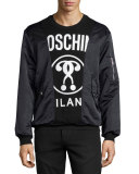 Combo Logo-Print Sweatshirt, Black