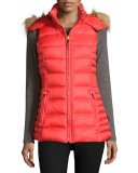 Packable Down Zip-Front Vest