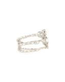 Three-Prong Round Diamond Ring in 18K White Gold