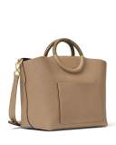 Skorpios Leather Market Bag, Dune