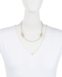 Sterling Silver Station Chain Necklace