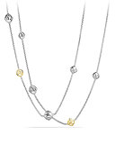 DY Logo Chain Necklace with Gold