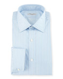 Striped Dress Shirt, White