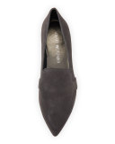 Pipelopez Pointed-Toe Loafer, Slate