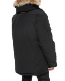 Expedition Parka w/Fur Trimmed Hood, Black