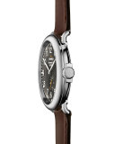 47mm Runwell Men's Watch, Cool Gray/Cognac