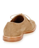 Steve Suede Derby Shoe, Tan
