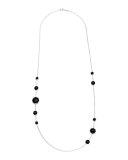 Octagonal Onyx Station Necklace