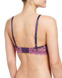 Embrace Lace Underwire Bra, Purple/Mulberry