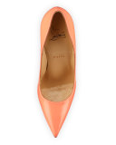 So Kate Patent 120mm Red Sole Pump, Flamingo