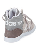 Extaball High-Top Sneaker, Charcoal Solid Gray/RunningWhite/Clear Granite
