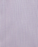 Micro-Check Dress Shirt, Burgundy