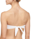 Gathered Halter Swim Top