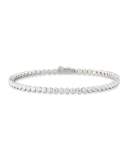 Diamond Line Bracelet in 18K White Gold