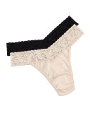 Original-Rise Organic Cotton Thong, Basic Colors