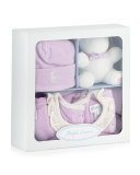 Velour Three-Piece Coverall Set, Size 3-9 Months
