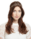 Filippa Swarovski® Head Wrap, Antique Gold