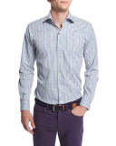 Crown-Finish Tattersall Sport Shirt
