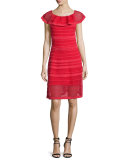 Off-The-Shoulder Scallop Dress