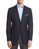 O'Connor Base Mini-Check Sport Jacket, Navy