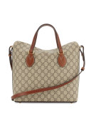 GG Supreme Tote Bag, Beige/Ebony/Cuir