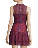 Nerissa Lace Combo Sleeveless Dress, Reef