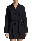 good morning gorgeous short robe, black