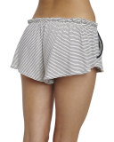 Striped Lounge Shorts, Moonlit Blue