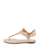 Dara Studded T-Strap Sandal