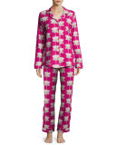Lotus Land Classic Pajama Set, Print