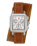 18mm Double-Wrap Leather Strap