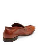 Lorenzo Unlined Leather Loafer, Brown 