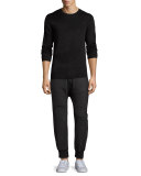Biker Jogger Pants, Charcoal