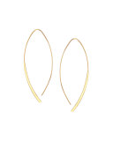 14k Small Arch Hoop Earrings