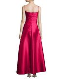 Spaghetti Strap Sweetheart Full Gown 