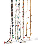 Isa Beaded Tassel Necklace, 42"