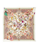 Animal Print Cashmere Scarf, Multi Colors 
