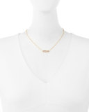 Baby Move Pavé Diamond Pendant Necklace in 18K Rose Gold