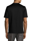 Mercerized Cotton T-Shirt, Black
