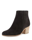 Haider Suede Bootie, Black