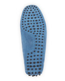 Gommini Suede Tie Driver, Light Blue